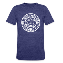 Load image into Gallery viewer, WHS 1879 Logo Tri-Blend T-Shirt - heather indigo