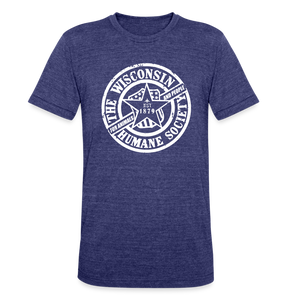 WHS 1879 Logo Tri-Blend T-Shirt - heather indigo