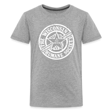 Load image into Gallery viewer, WHS 1879 Logo Kids&#39; Premium T-Shirt - heather gray