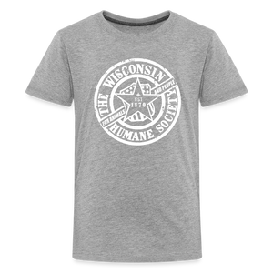 WHS 1879 Logo Kids' Premium T-Shirt - heather gray