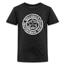 Load image into Gallery viewer, WHS 1879 Logo Kids&#39; Premium T-Shirt - charcoal grey