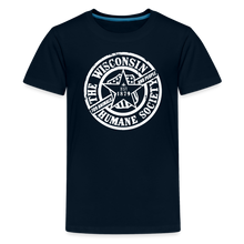 Load image into Gallery viewer, WHS 1879 Logo Kids&#39; Premium T-Shirt - deep navy