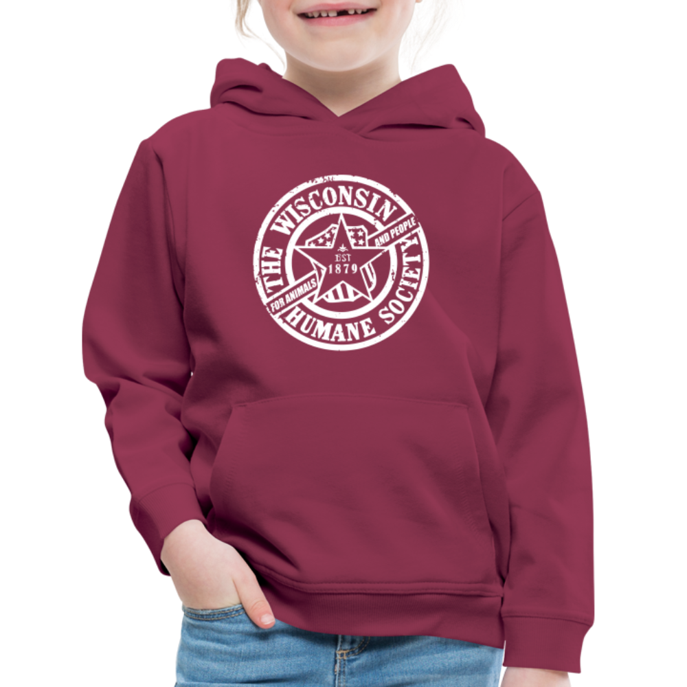 
                  
                    WHS 1879 Logo Kids‘ Premium Hoodie - burgundy
                  
                