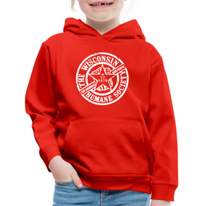 WHS 1879 Logo Kids‘ Premium Hoodie - red