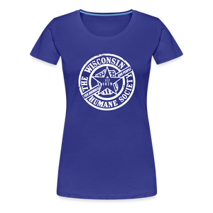 WHS 1879 Logo Contoured Premium T-Shirt - royal blue