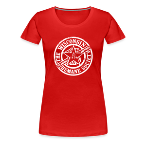 WHS 1879 Logo Contoured Premium T-Shirt - red
