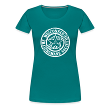 Load image into Gallery viewer, WHS 1879 Logo Contoured Premium T-Shirt - teal