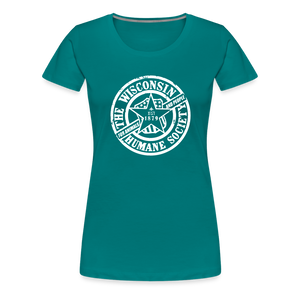 WHS 1879 Logo Contoured Premium T-Shirt - teal