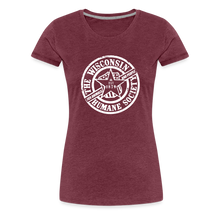 Load image into Gallery viewer, WHS 1879 Logo Contoured Premium T-Shirt - heather burgundy