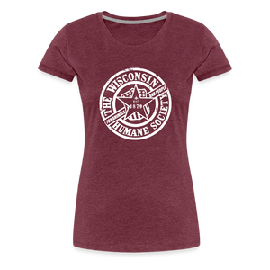 WHS 1879 Logo Contoured Premium T-Shirt - heather burgundy