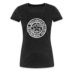 WHS 1879 Logo Contoured Premium T-Shirt - charcoal grey