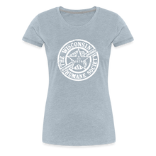 Load image into Gallery viewer, WHS 1879 Logo Contoured Premium T-Shirt - heather ice blue