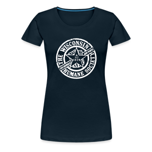 WHS 1879 Logo Contoured Premium T-Shirt - deep navy