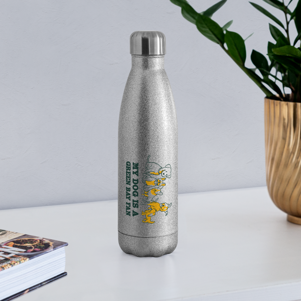 
                  
                    Dog is a GB Fan Insulated Stainless Steel Water Bottle - silver glitter
                  
                