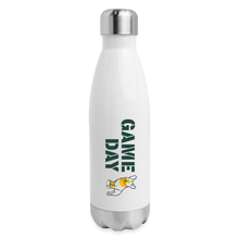 Load image into Gallery viewer, Game Day Dog Insulated Stainless Steel Water Bottle - white