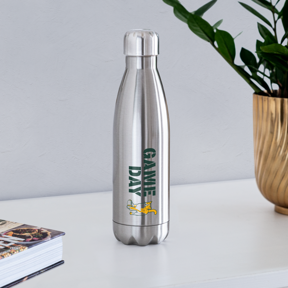 
                  
                    Game Day Cat Insulated Stainless Steel Water Bottle - silver
                  
                