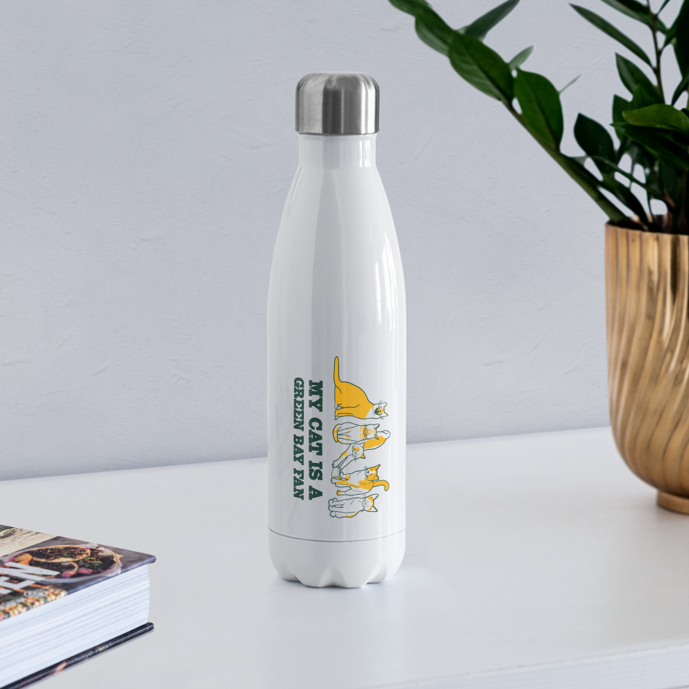 
                  
                    Cat is a GB Fan Insulated Stainless Steel Water Bottle - white
                  
                
