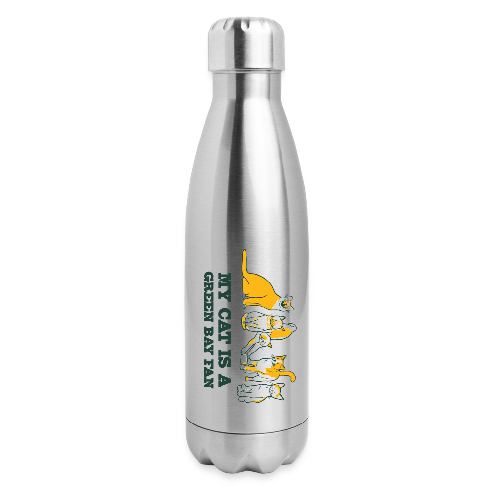 
                  
                    Cat is a GB Fan Insulated Stainless Steel Water Bottle - silver
                  
                
