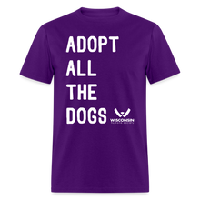 Load image into Gallery viewer, Adopt All the Dogs Classic T-Shirt - purple