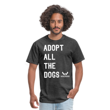 Load image into Gallery viewer, Adopt All the Dogs Classic T-Shirt - heather black
