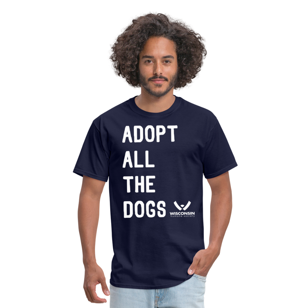 
                  
                    Adopt All the Dogs Classic T-Shirt - navy
                  
                