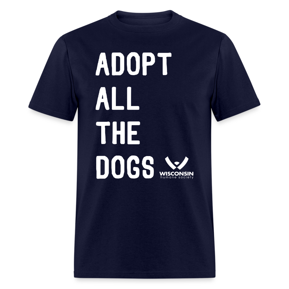 
                  
                    Adopt All the Dogs Classic T-Shirt - navy
                  
                