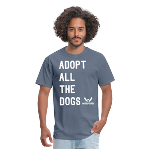 Adopt All the Dogs Classic T-Shirt - denim