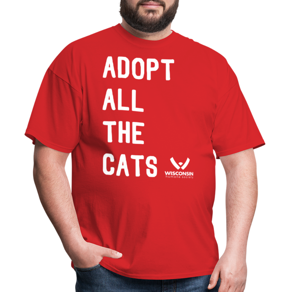 
                  
                    Adopt All the Cats Classic T-Shirt - red
                  
                