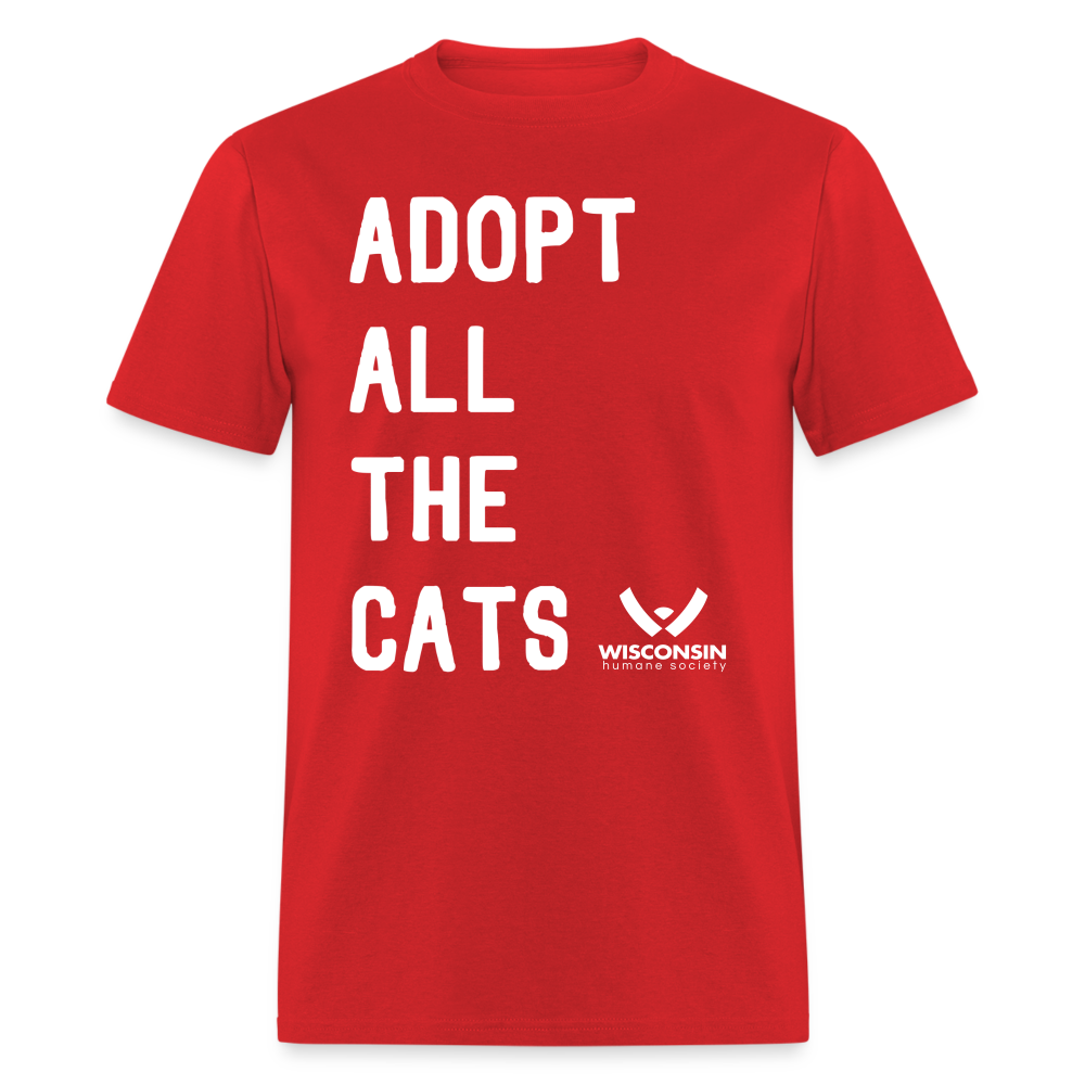 
                  
                    Adopt All the Cats Classic T-Shirt - red
                  
                
