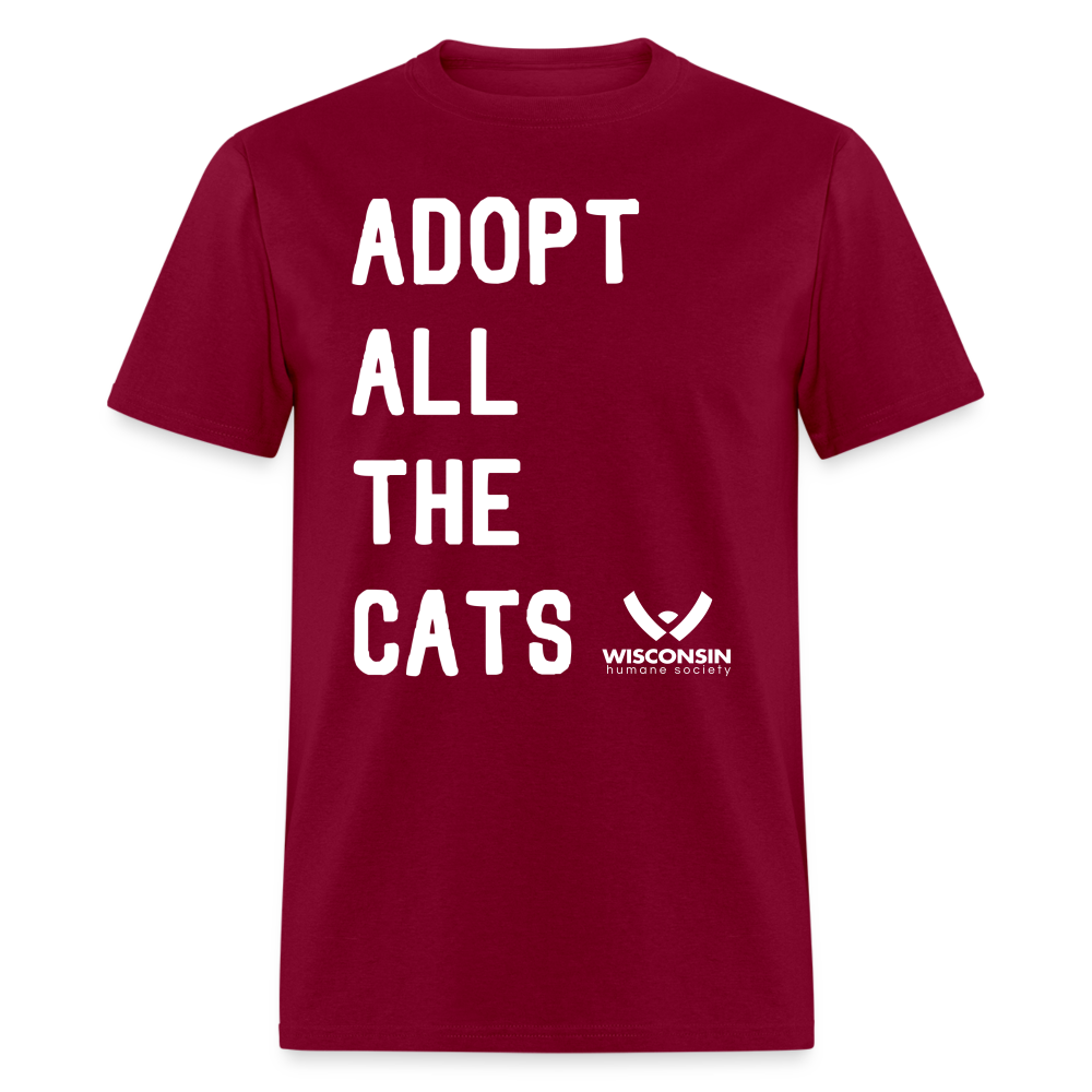 
                  
                    Adopt All the Cats Classic T-Shirt - burgundy
                  
                