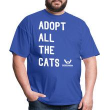 Load image into Gallery viewer, Adopt All the Cats Classic T-Shirt - royal blue