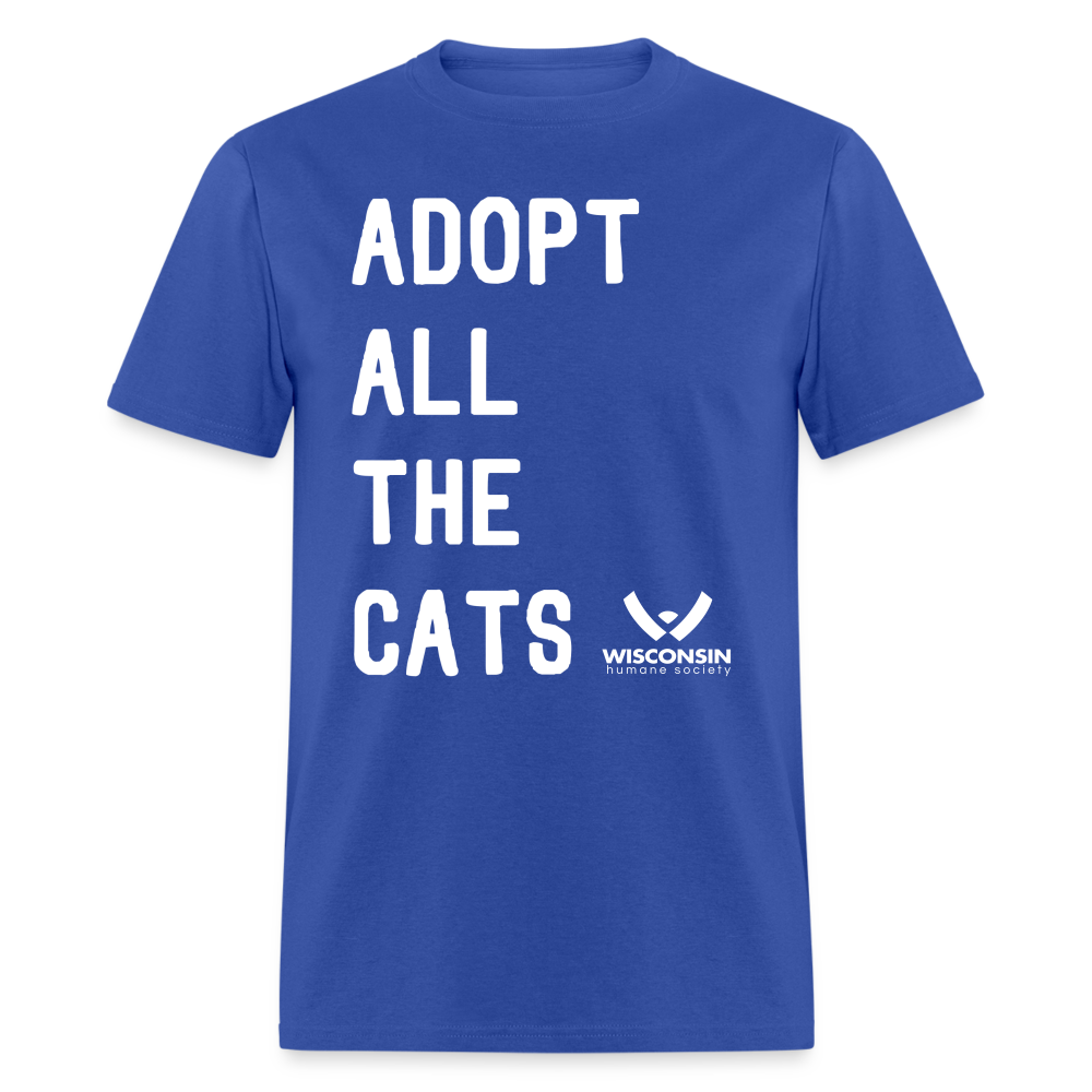 
                  
                    Adopt All the Cats Classic T-Shirt - royal blue
                  
                