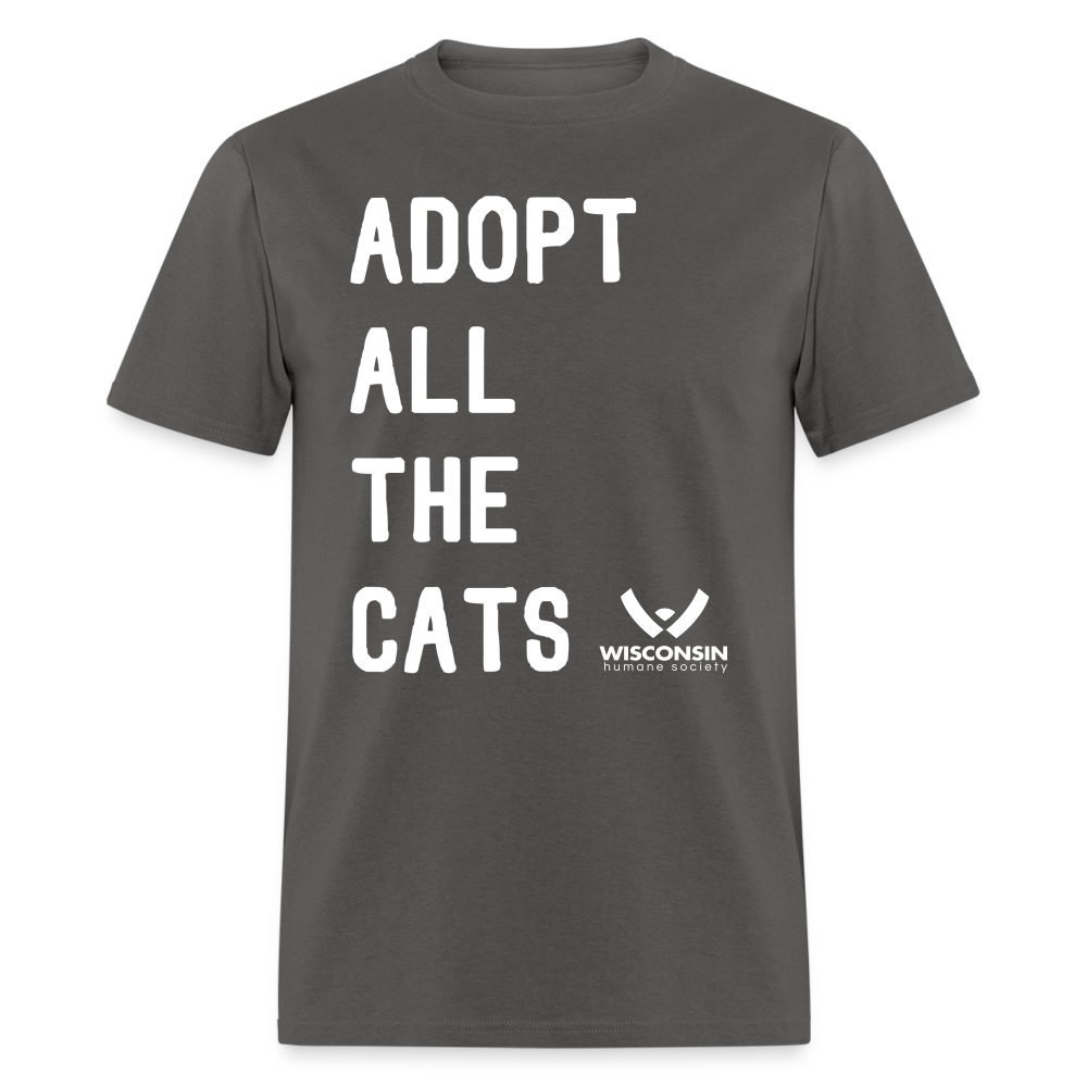 
                  
                    Adopt All the Cats Classic T-Shirt - charcoal
                  
                