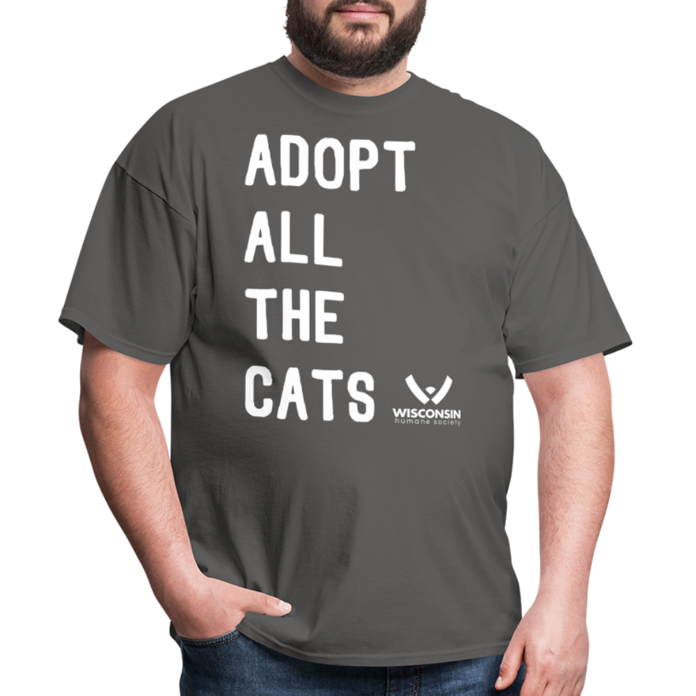 
                  
                    Adopt All the Cats Classic T-Shirt - charcoal
                  
                