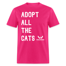 Load image into Gallery viewer, Adopt All the Cats Classic T-Shirt - fuchsia
