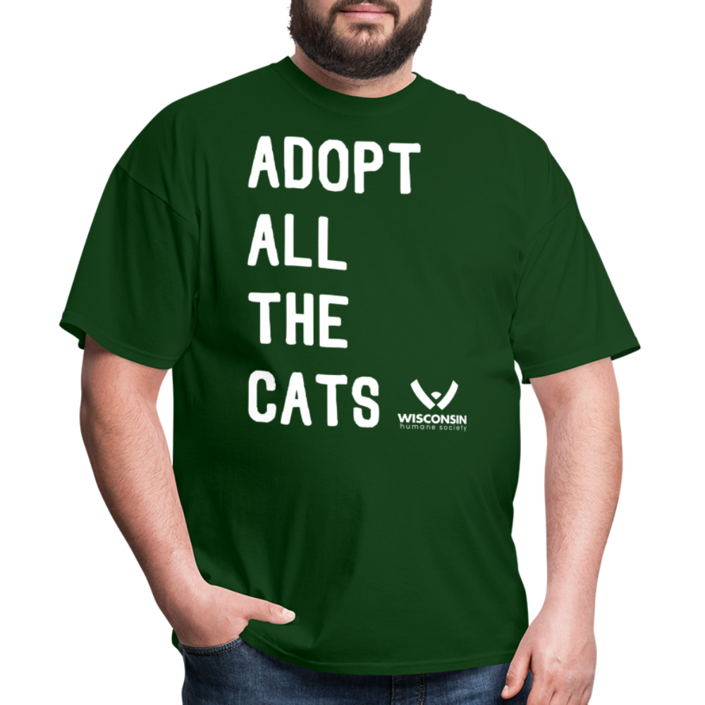 
                  
                    Adopt All the Cats Classic T-Shirt - forest green
                  
                