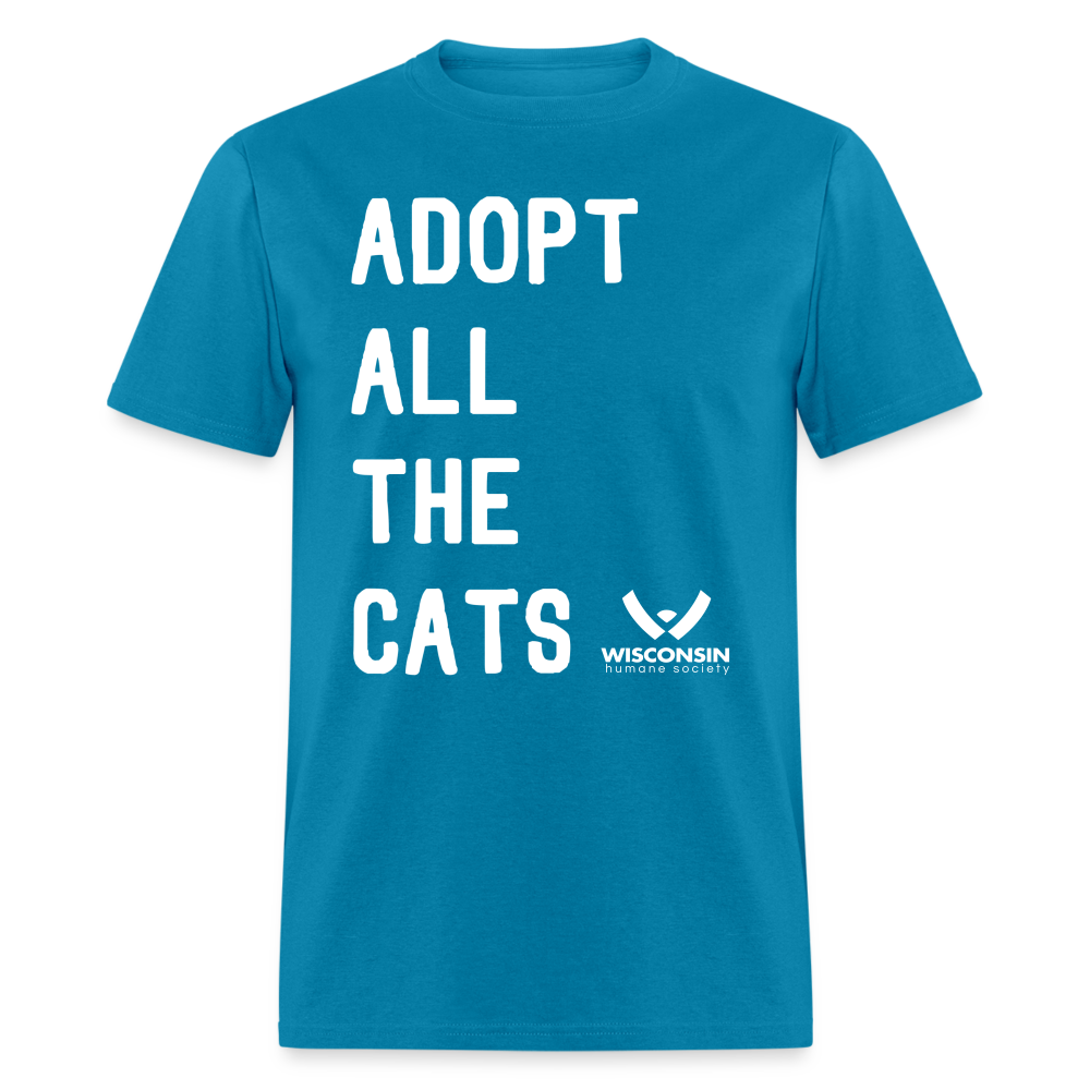 
                  
                    Adopt All the Cats Classic T-Shirt - turquoise
                  
                