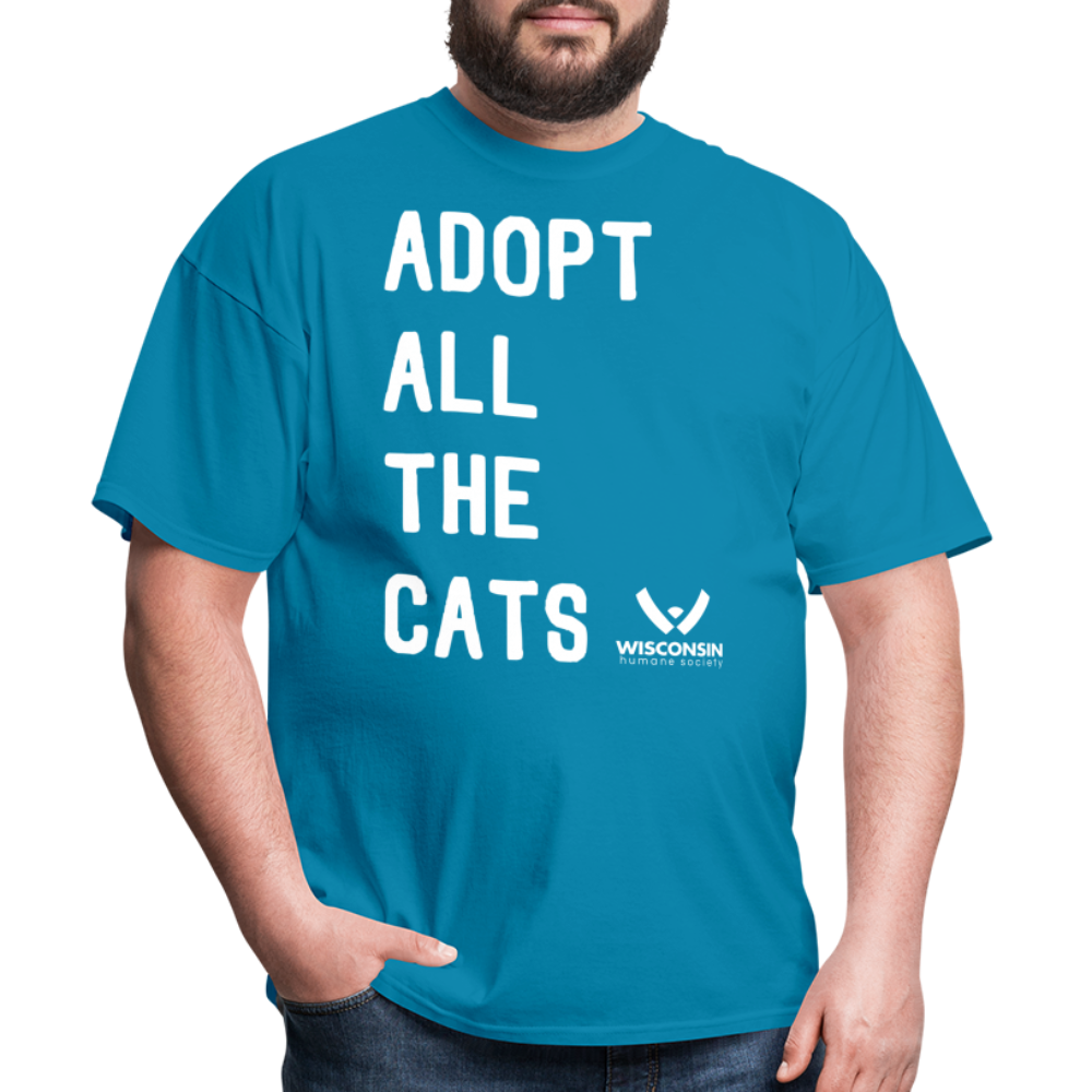 
                  
                    Adopt All the Cats Classic T-Shirt - turquoise
                  
                