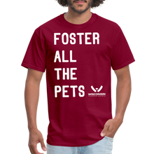 Load image into Gallery viewer, Foster All the Pets Classic T-Shirt - burgundy