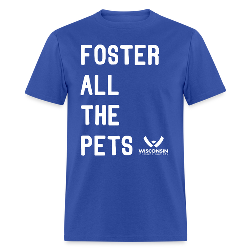 Foster All the Pets Classic T-Shirt - royal blue