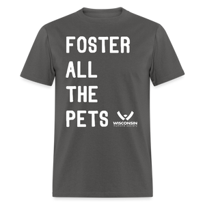 Foster All the Pets Classic T-Shirt - charcoal