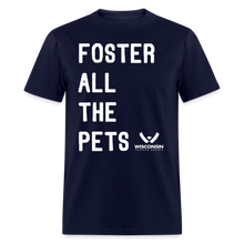 Load image into Gallery viewer, Foster All the Pets Classic T-Shirt - navy