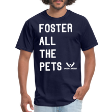 Load image into Gallery viewer, Foster All the Pets Classic T-Shirt - navy