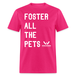 Foster All the Pets Classic T-Shirt - fuchsia