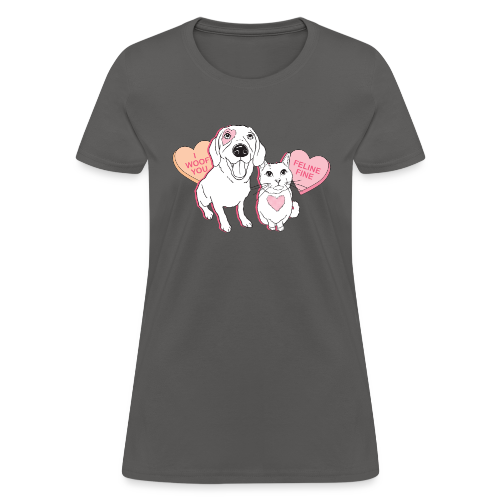 
                  
                    Valentine Hearts Contoured T-Shirt - charcoal
                  
                