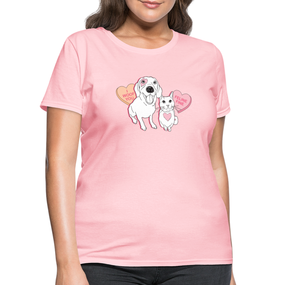 
                  
                    Valentine Hearts Contoured T-Shirt - pink
                  
                