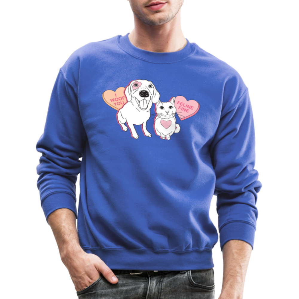 
                  
                    Valentine Hearts Crewneck Sweatshirt - royal blue
                  
                