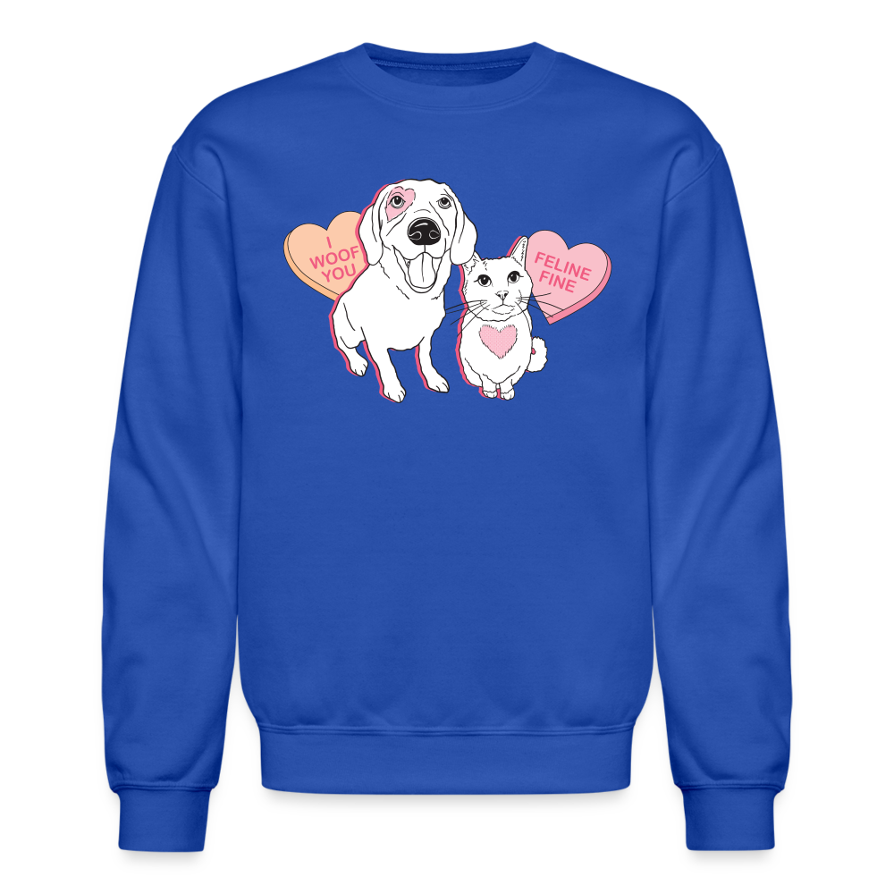 
                  
                    Valentine Hearts Crewneck Sweatshirt - royal blue
                  
                