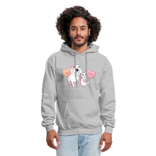 Load image into Gallery viewer, Valentine Hearts Classic Hoodie - heather gray