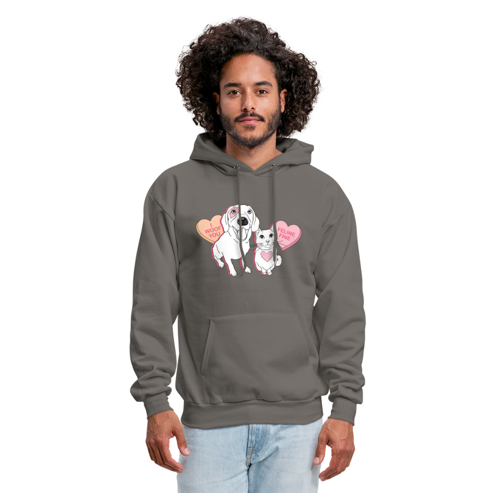 
                  
                    Valentine Hearts Classic Hoodie - asphalt gray
                  
                
